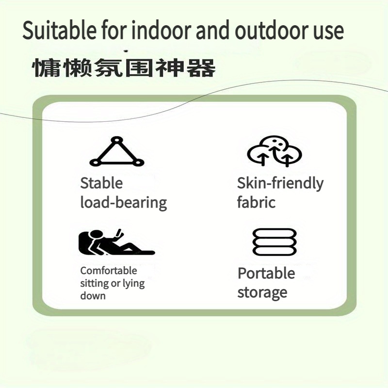 2pcs inflatable sofa bed with footrest portable plush velvet folding lounge chair for camping hiking home relaxation air pump non waterproof pvc universal fit details 4