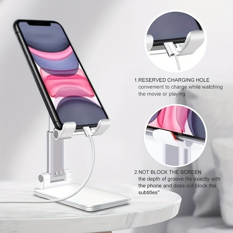 3pcs Green Portable Telescopic Mobile Phone Holder, Compatible With All Mobile Phones, Available In 4 Colors