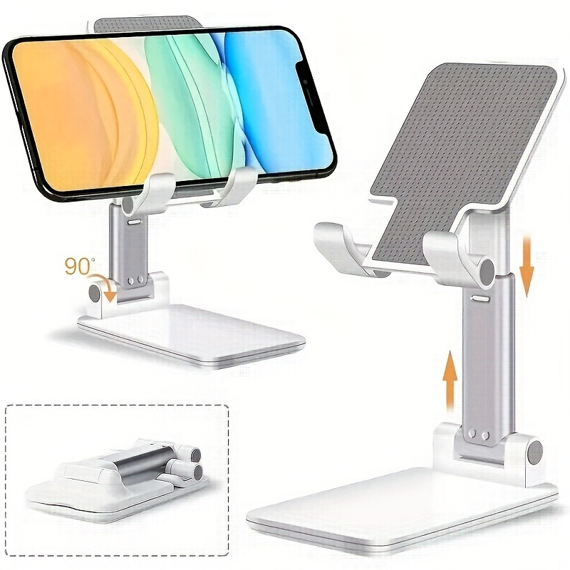 3pcs Green Portable Telescopic Mobile Phone Holder, Compatible With All Mobile Phones, Available In 4 Colors