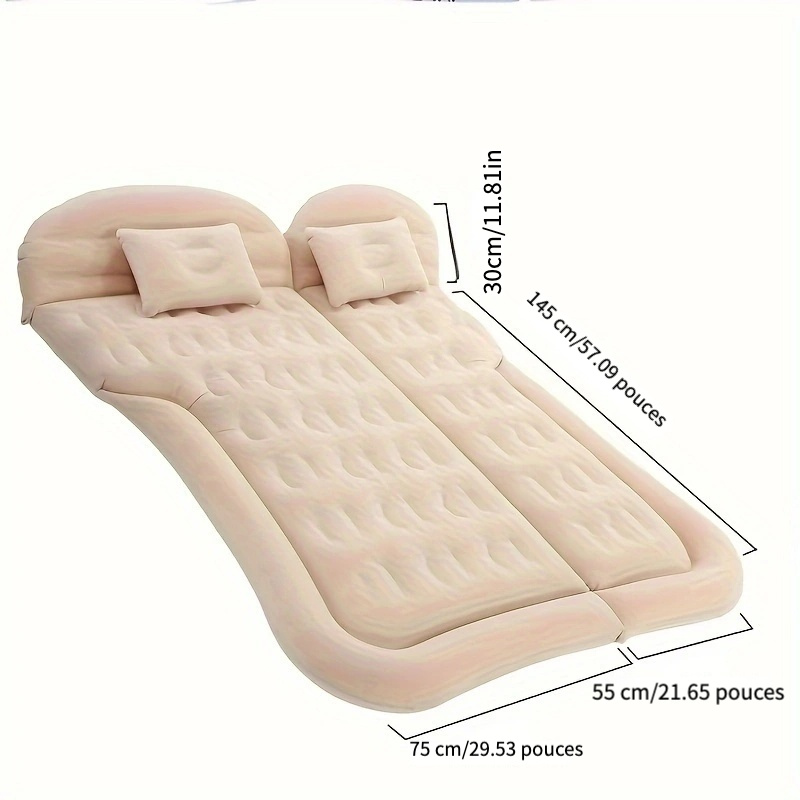 Lit Gonflable De Voiture Pour Mercedes Benz V-Class Long 2019-, Matelas Gonflable Pour Siège Arrière Coussin D'écart Gonflable Pour Camping,130×28×36cm