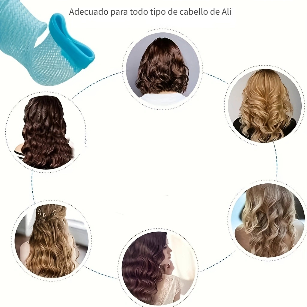 Permanente Rizada Permanente En Pelo Largo Y Liso Pelo Chino