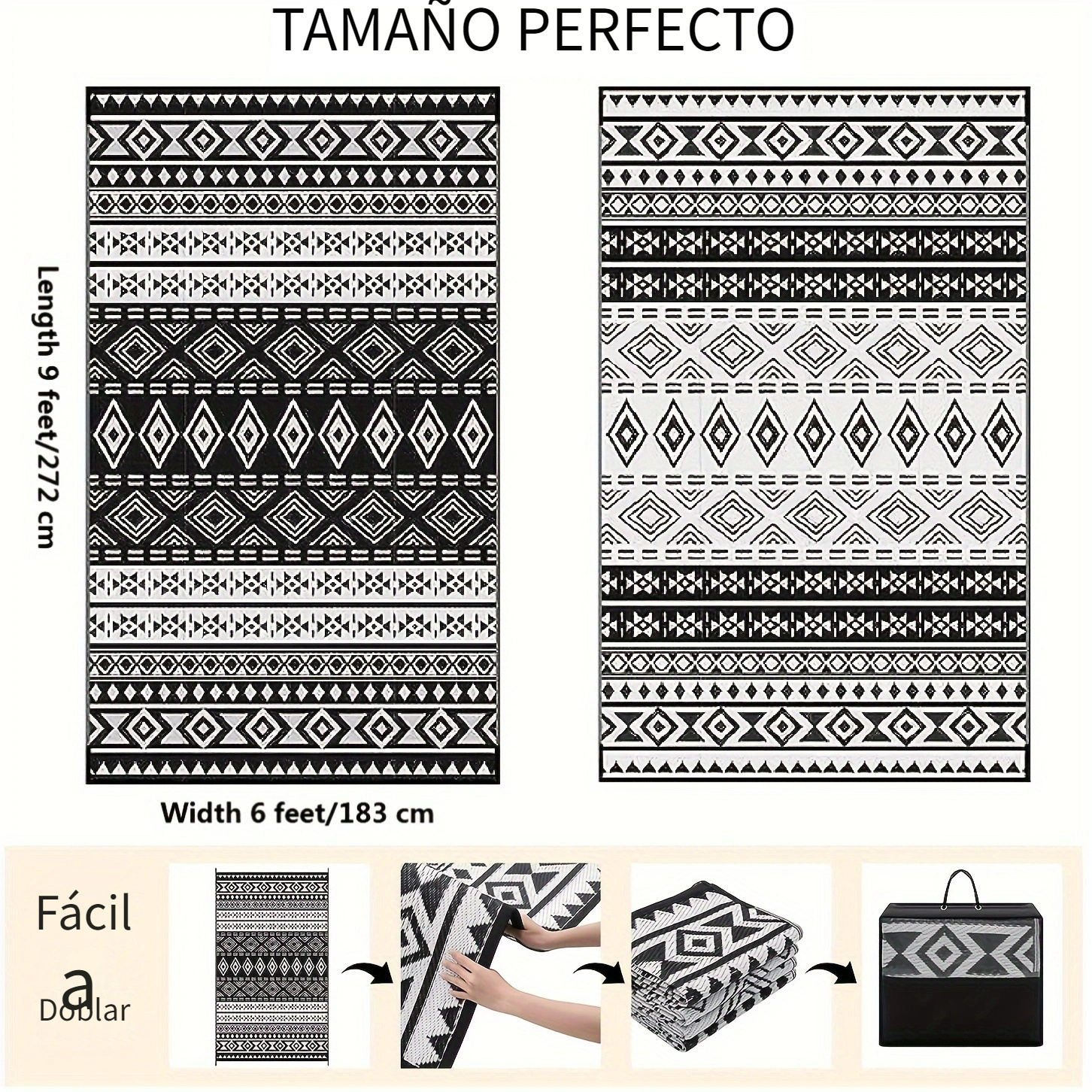 HGTRH Alfombra Exterior Terraza 200x300, Resistente A Las Manchafa Antideslizante Alfombras De Exterior Lavable Alfombra Exterior Terraza Muy Resistente Para Caravana, Terraza, BalcóN, Porche