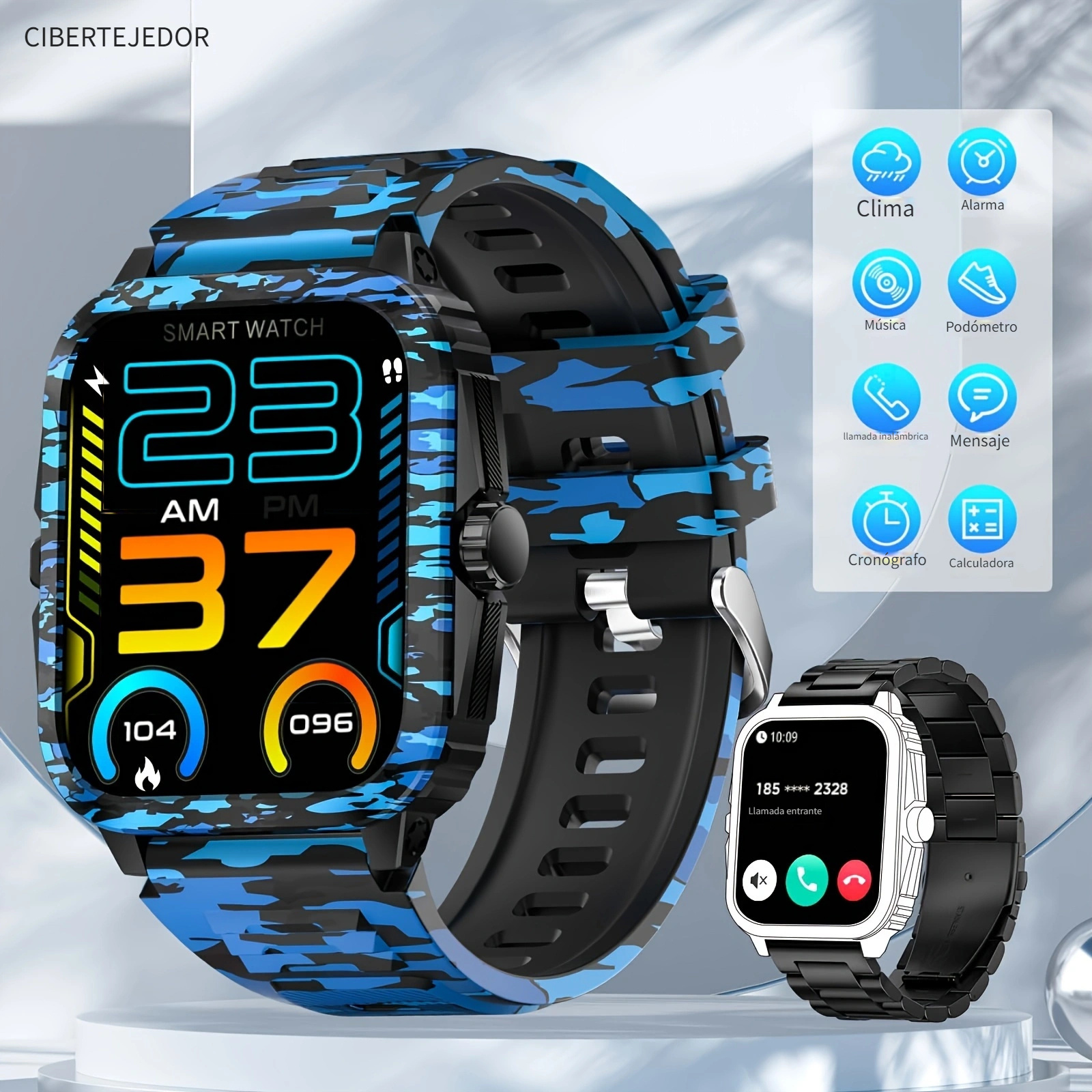 Relojes Inteligentes Hombre Amazon Baratos Smartwatch Reloj Pulsera Hombre  Sumergible Reloj De Smartwatch