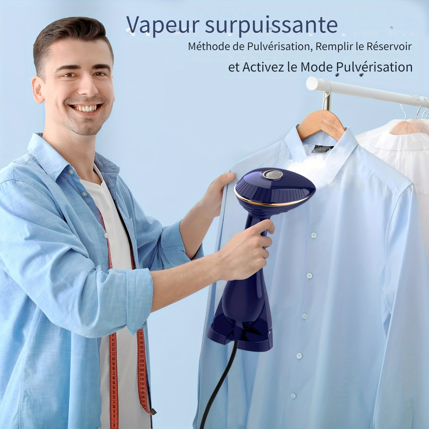 Défroisseur Vapeur Portable Konka 1500W – Chauffe Rapide 20s – Pour Maison Et Voyage