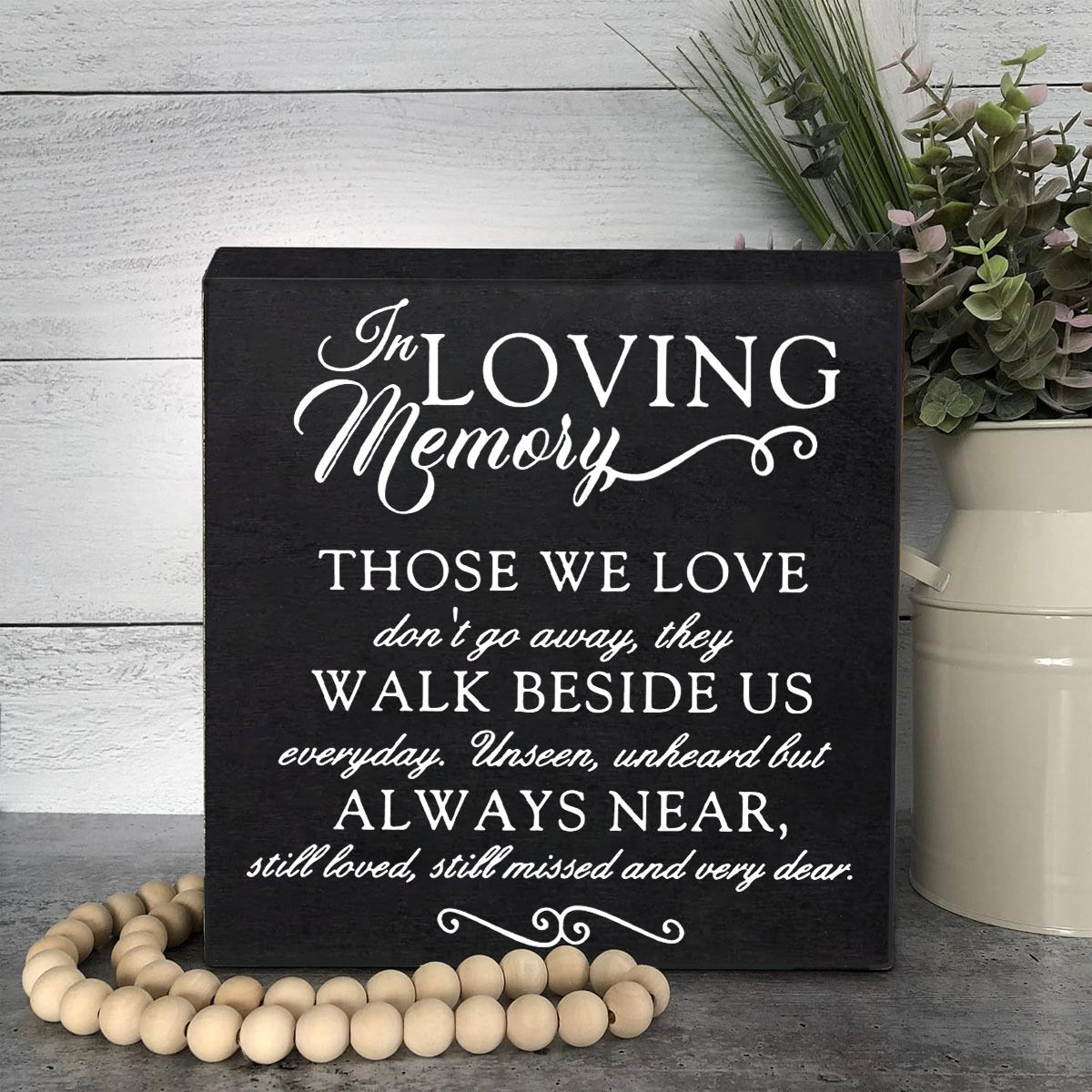 1pc, In Loving Memory Sign, Passed Away Loved Ones Gifts, Sympathy ...