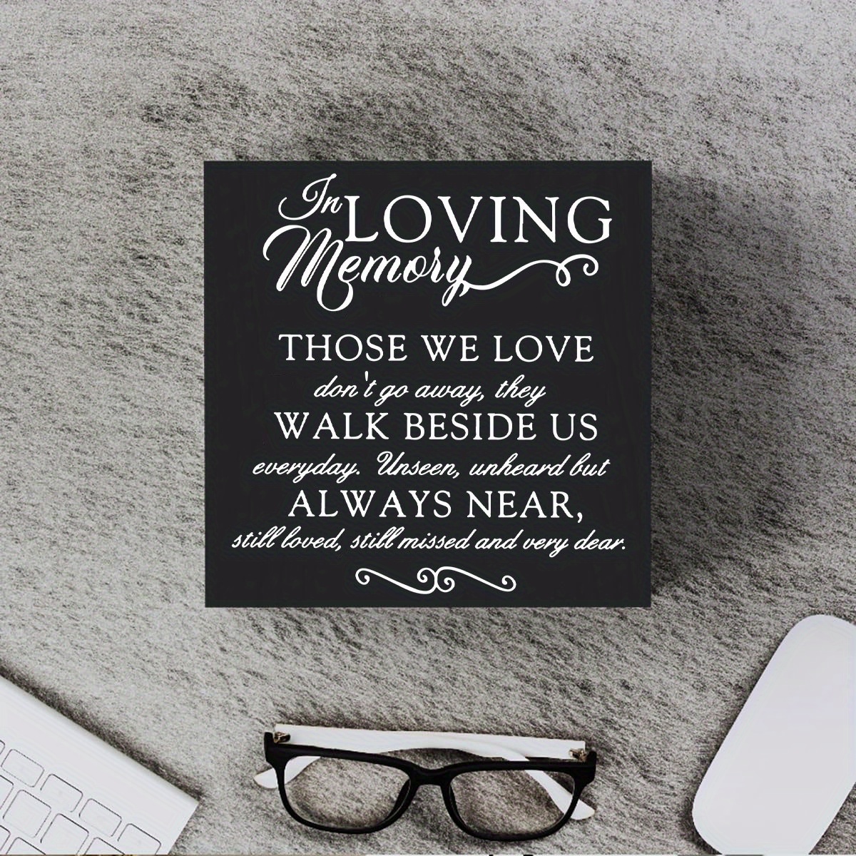 In Loving Memory Sign Passed Away Loved Ones Gifts Sympathy Temu New