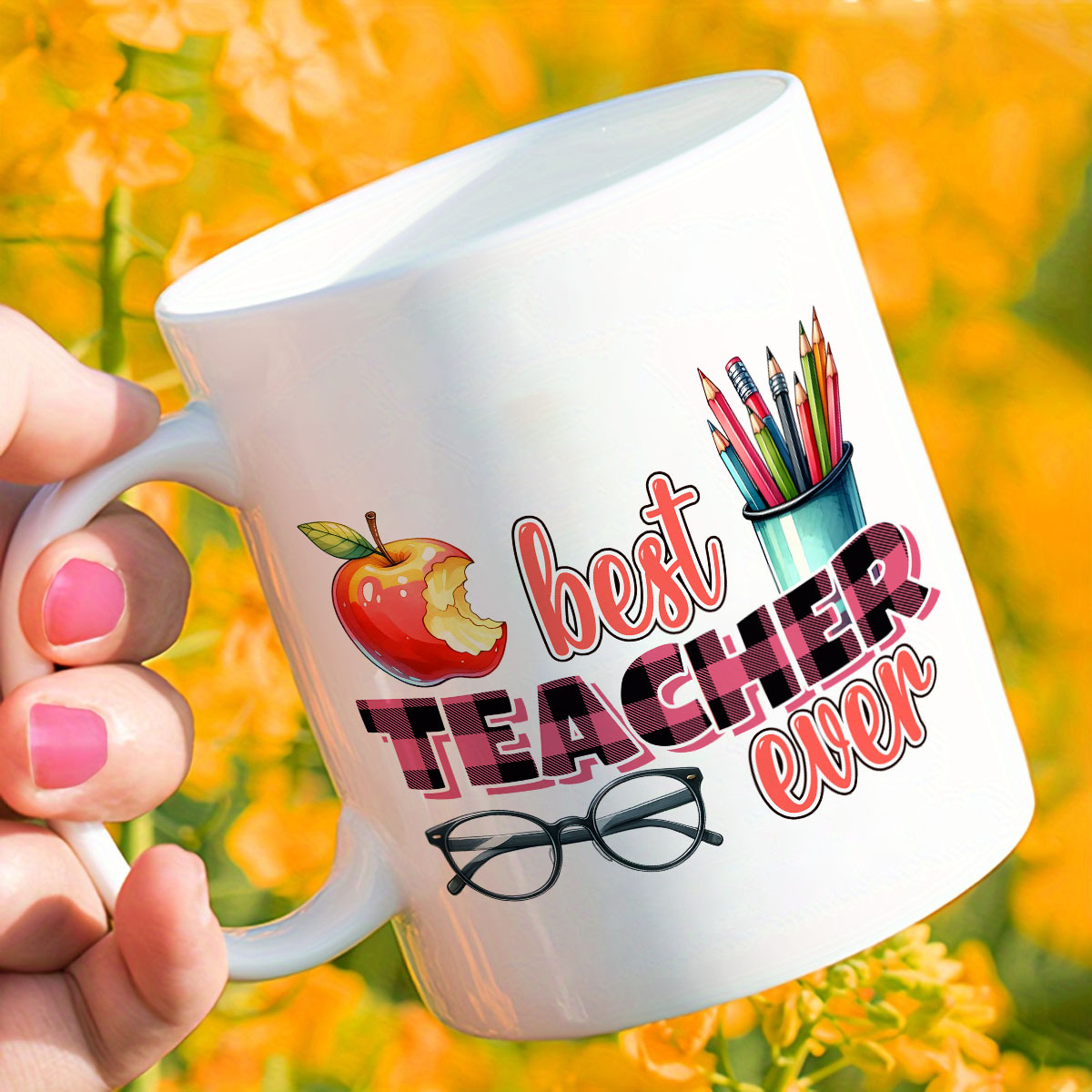 1pc funny coffee mug double side printed coffee mug summer Temu