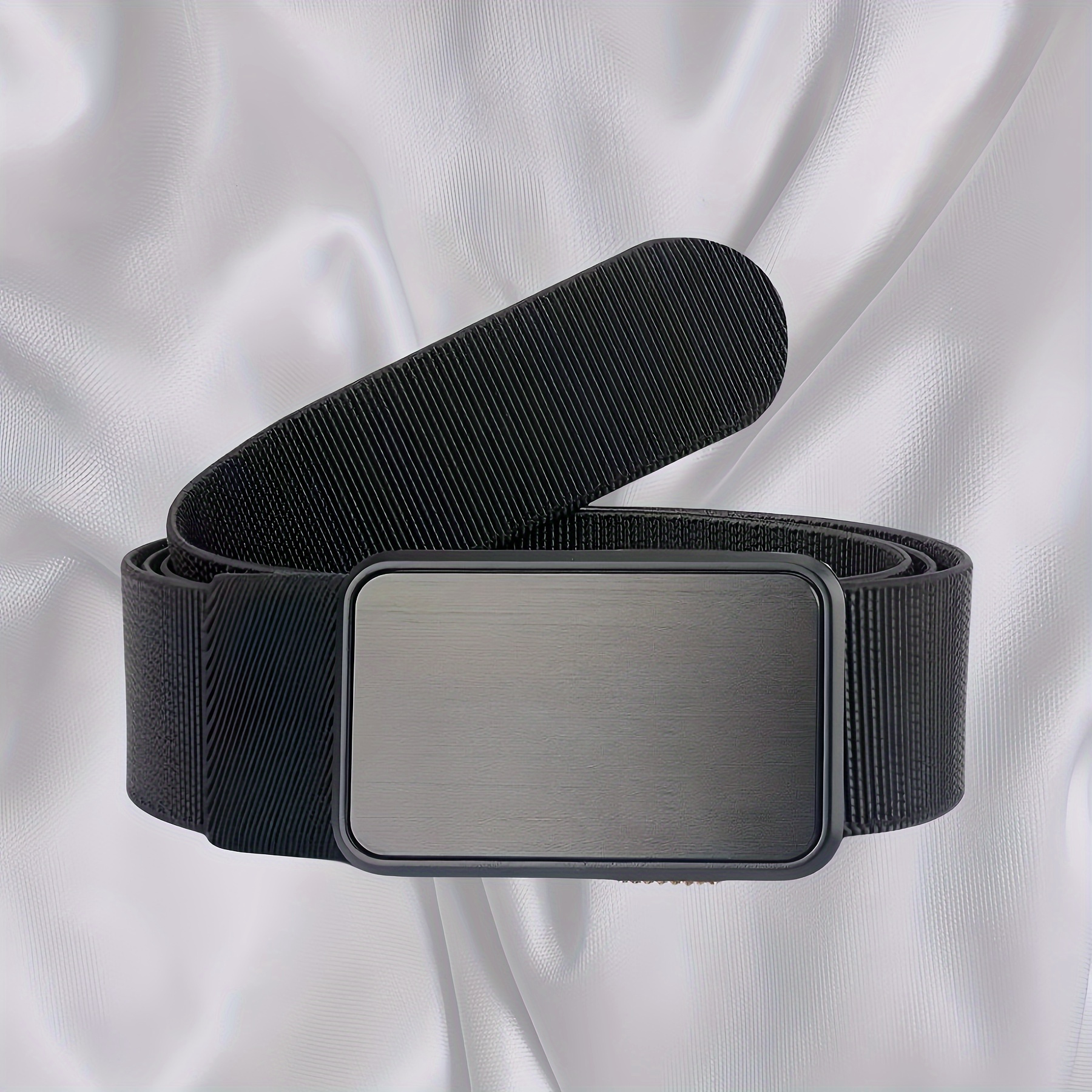 

Outdoor Multifunctional Automatic Buckle Men's Belt, Quick Release Release Buckle Elastic Canvas Belt
