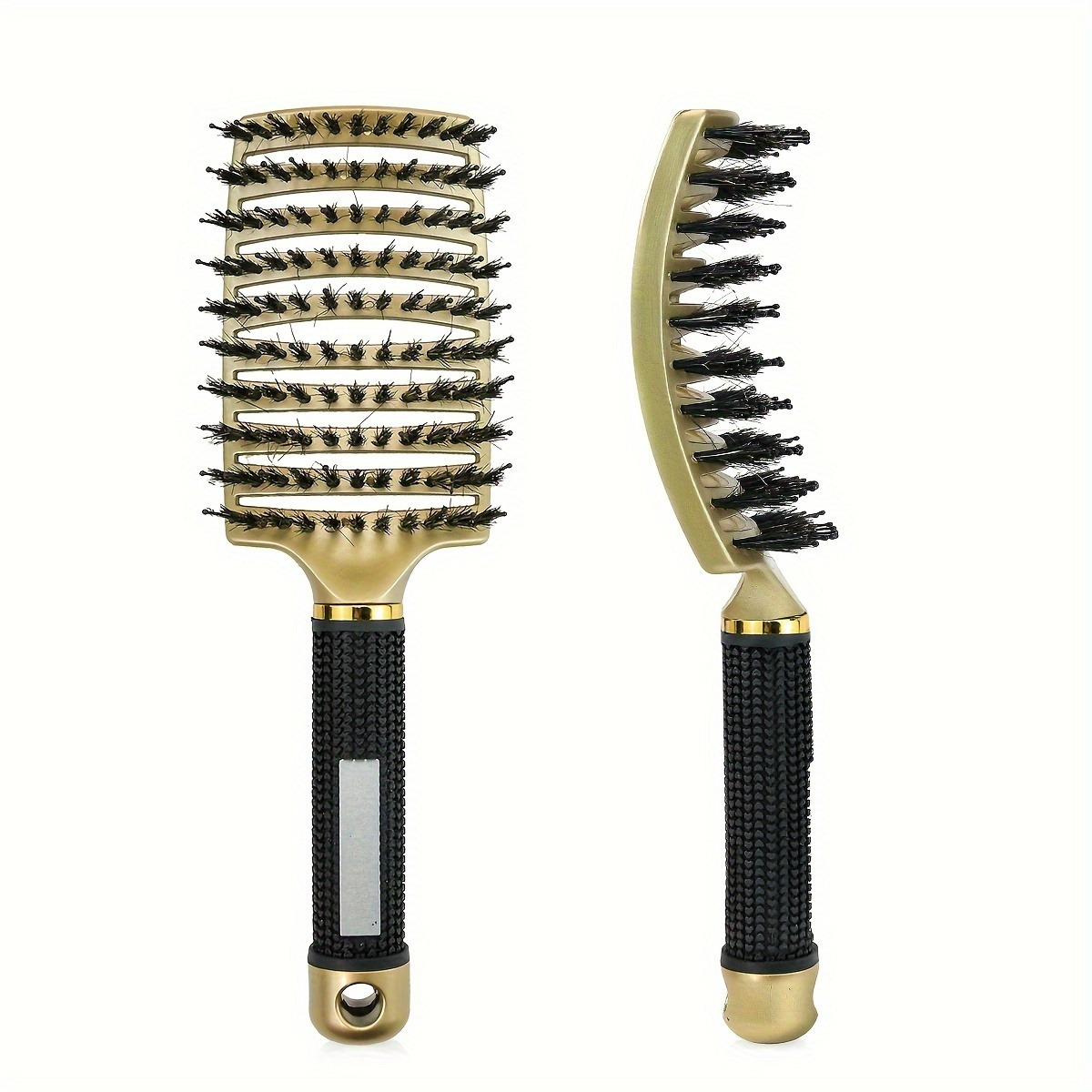 

1pc Detangling Hair Brush, Large Curved Bristle Hair Comb, Hollow Out Hairdressing Comb For All Hair Types