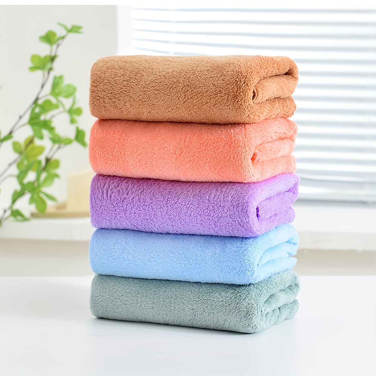 

Soft Comfortable Face Wash Towel Household Washcloth Spa Towel Bathroom Accessories