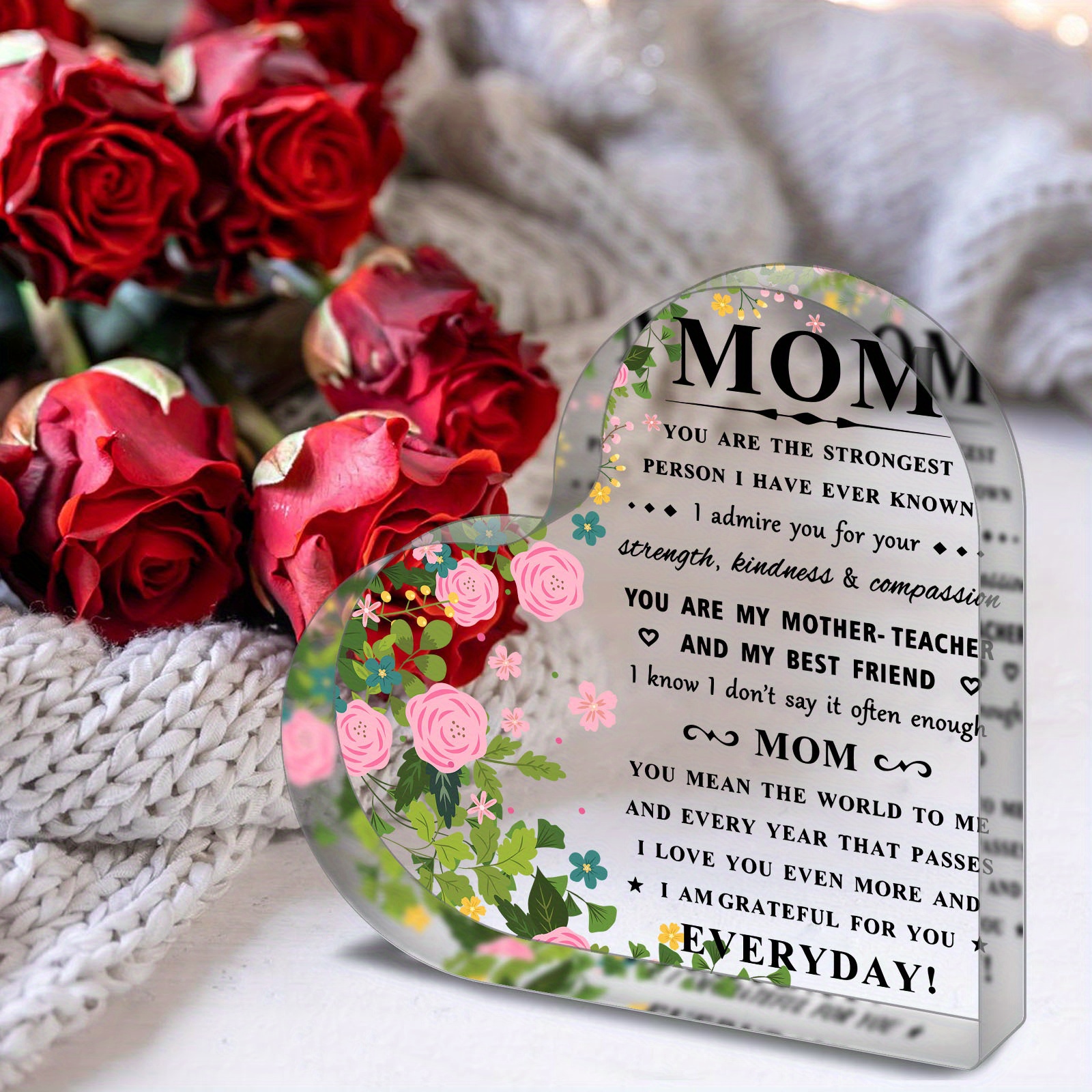 1set gifts mom mom birthday gifts mothers day gifts acrylic Temu