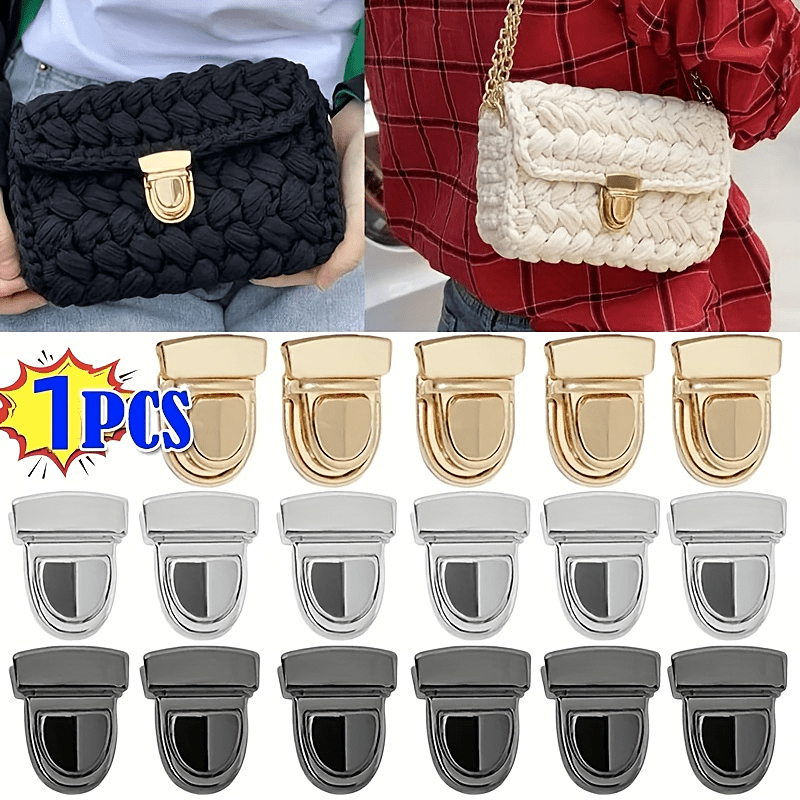 

1set Metal Bag Purse Case Clasp Duck Tongue Lock Making Buckles Handbags Shoulder Diy Craft Clothing Accessory