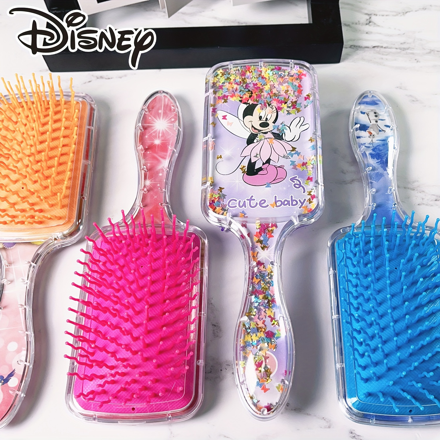 

1pc Disney Mickey Air Cushion Comb Scalp Massage Comb Cute Cartoon Hairdressing Comb