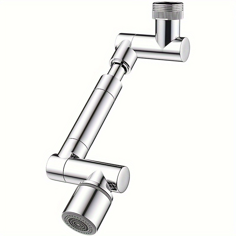 

1pc Robotic Arm Universal Faucet, Can Rotate To Extend The Water Nozzle For Washing The Basin, Preventing Splashing And Acting As A Foam Extender