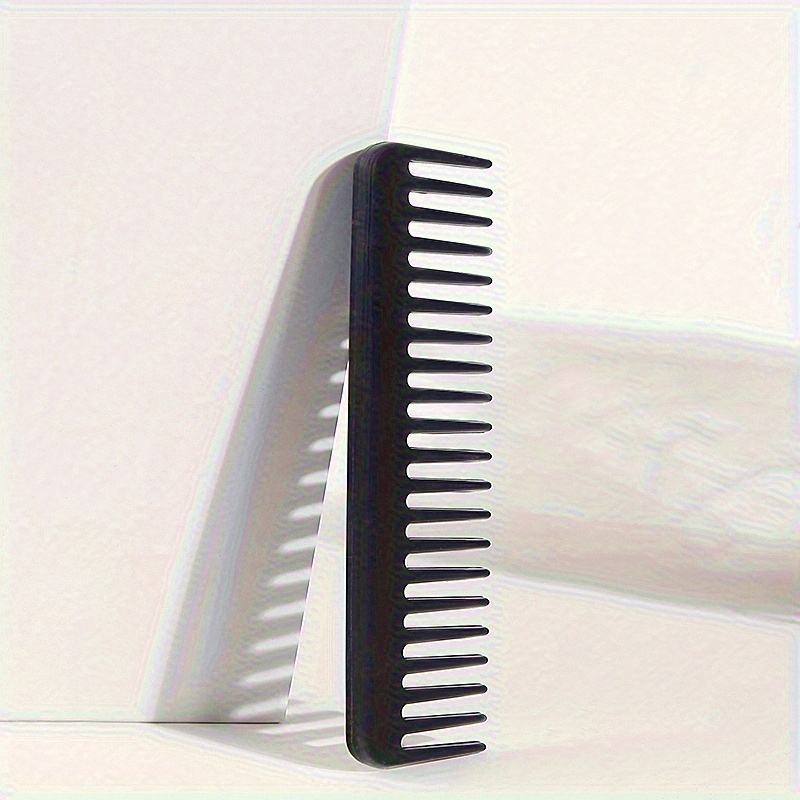 

1pc Stylist Use Wide-tooth Comb Curling Comb Large-tooth Comb Female Long Hair Head Comb Plastic Hair Comb