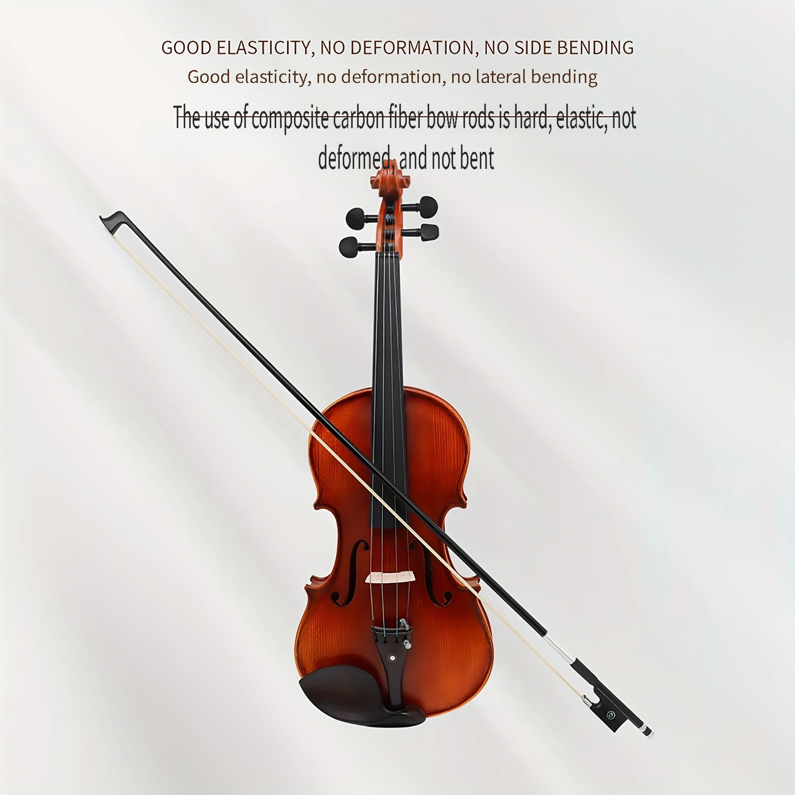 Geminiano 120 バイオリン 4/4サイズ ARCHET 弓 付属