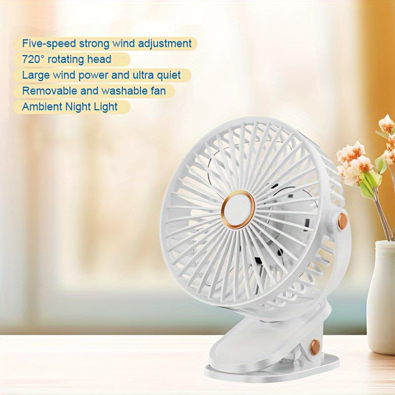 Summer Must Portable Fan 720 Degree Angle Adjustable Mini - Temu