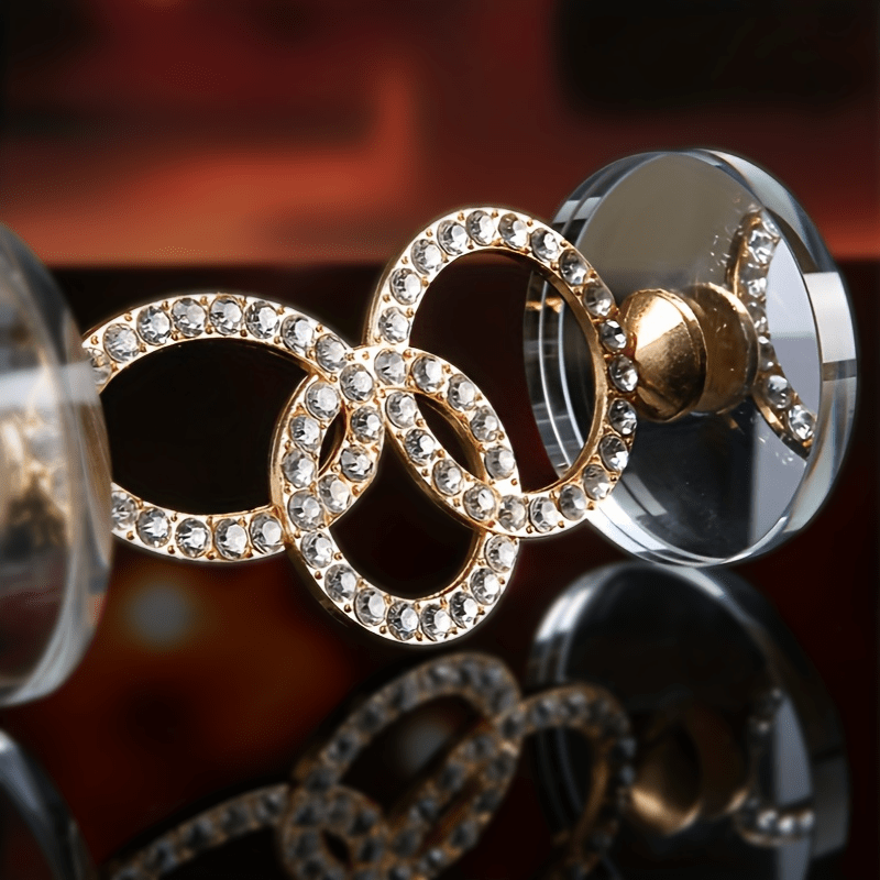 elegant candle holder diamond ring design Temu