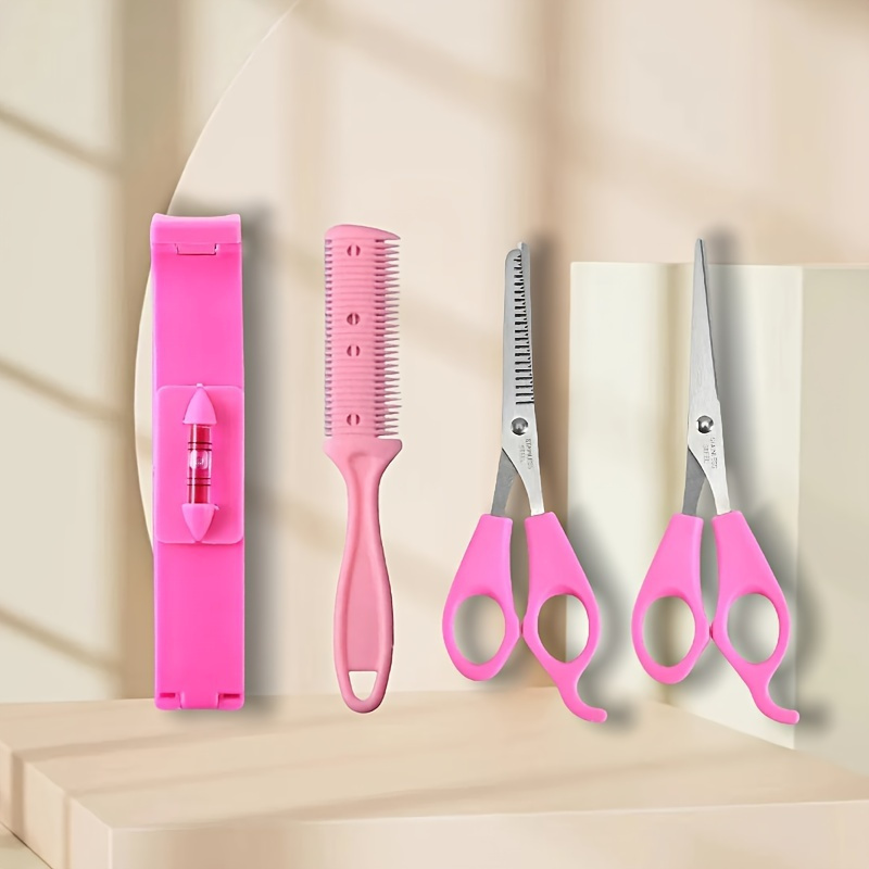 

3pcs/4pcs Diy Hairdressing Tools, Hair Cutting Scissors Thinning Shears Bangs Trimming Tools