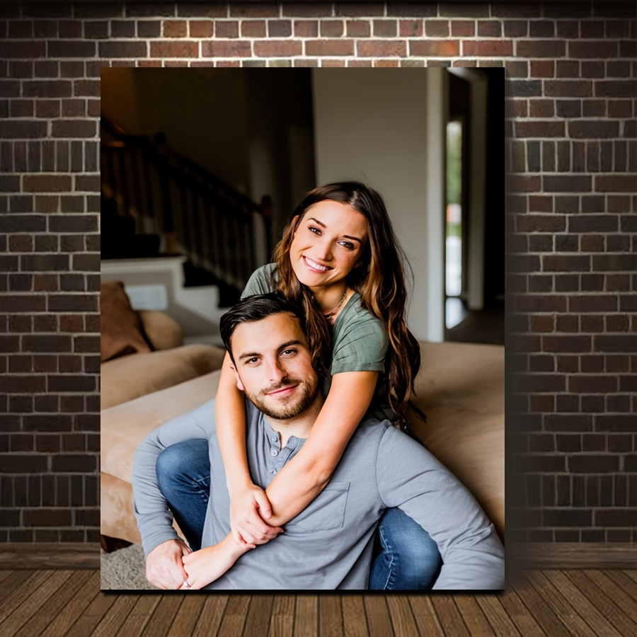 personalized wooden picture frame 11 8 x15 7   couples ideal birthday special occasion gift great for bedroom living room decor details 1