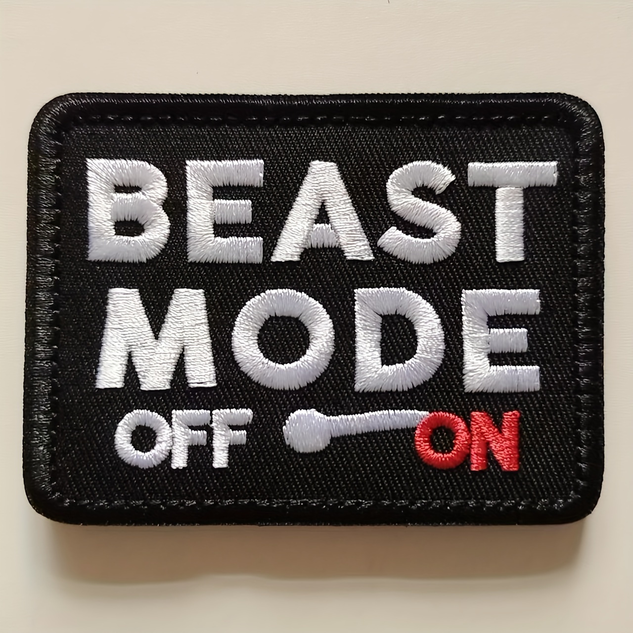 

! - Embroidered Patch For Backpacks, Caps & Vests | 1pc Badge With Attachment