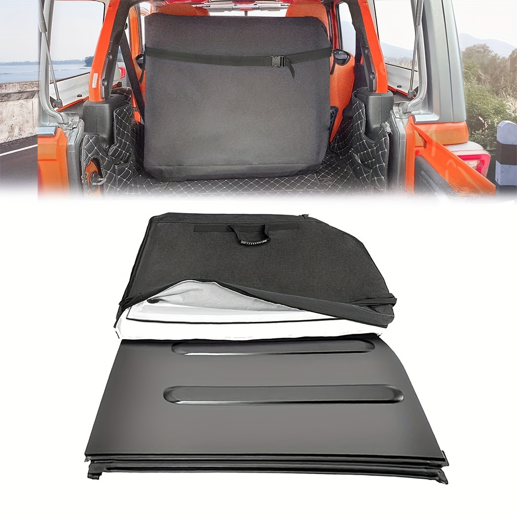 TEMU 1pc Panel Hard Top Storage Bag With Handle Compatible With 2007-2022 For For Wrangler Jk Jku Jl Jlu Sports Rubicon Unlimited Gladiator 2-door &