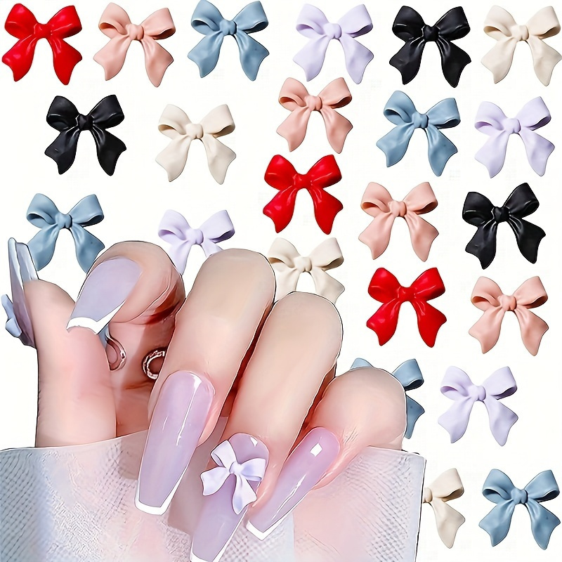 

1440pcs 3d Bow Nail Art Decorations Bow Nail Art Accessories Nail Charms For Acrylic Resin Nails Diy Manicure Tips Decoration