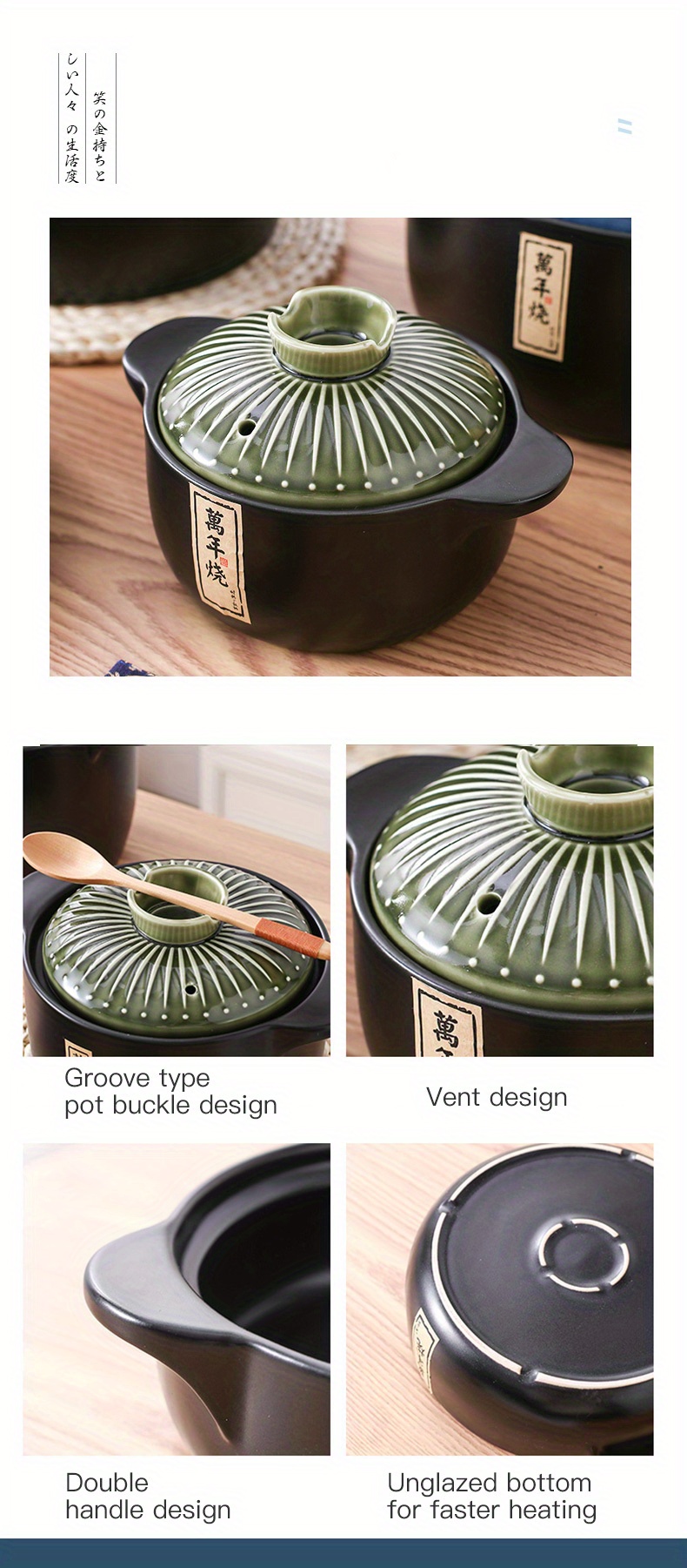 Clay Pot Resistant Not Crack Dry Temu