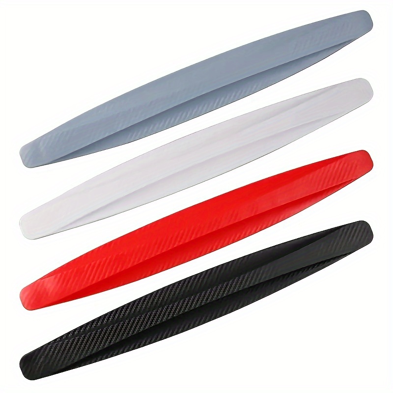 2 piezas de tiras protectoras para parachoques delantero y trasero, adhesivo cara fuerte, material pvc calidad con resistencia a. universal los modelos, instalación, protección, ¡sin preocupaciones! regalo para 5