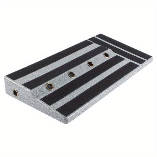 schlankes gitarren-effektpedalboard - integrierte kabelverwaltung - leicht & für live-auftritte und studio-