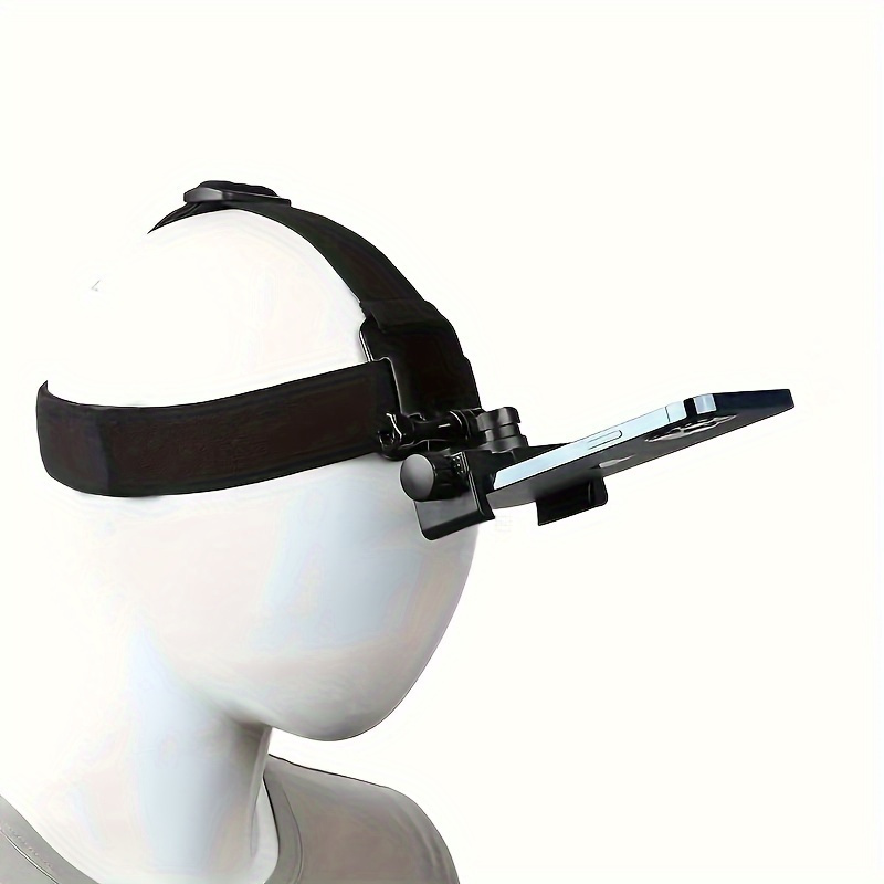 

Adjustable Head Mounted Phone Camera Holder: Pc Material, Shooting, Pov Video Editing, Headband Clasp Accessory