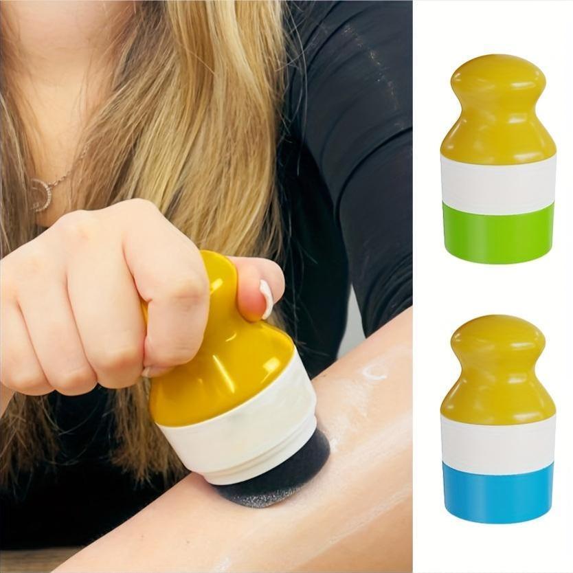 

Hypoallergenic Portable Sunscreen Applicator - Refillable Lotion Rollerball Dispenser, Multi-purpose Travel Mini Bottle, Plastic, Battery-free (1pc)