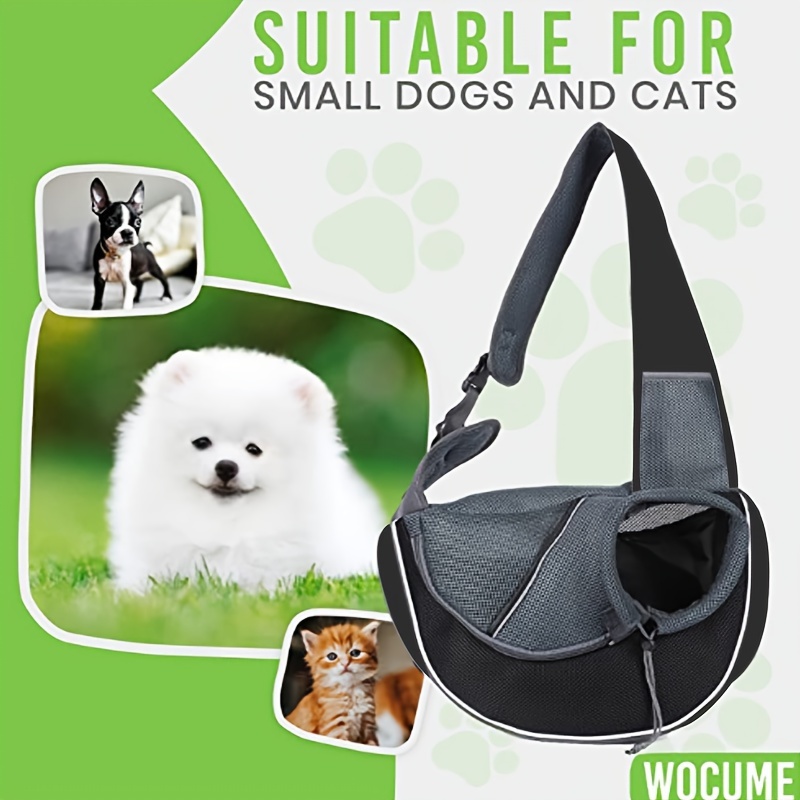 

Portable Pet Carrier For Dogs And Cats, Breathable Polyamide, Comfortable Crossbody Bag With Drawstring Closure, Travel Bag For Small Animals