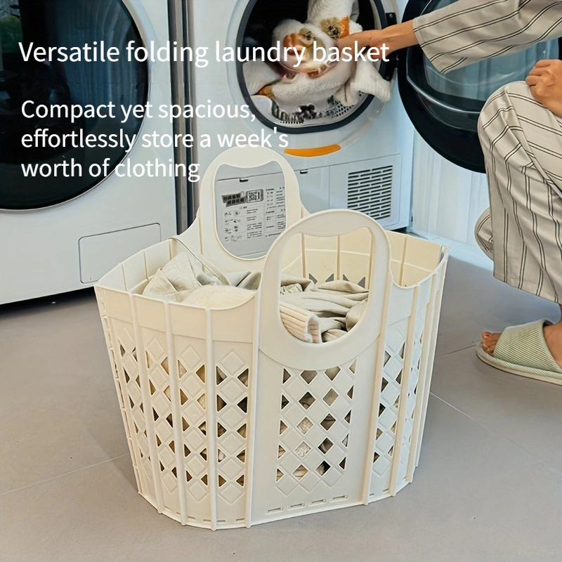 

Extra-large Foldable Laundry Basket With Handles - Perfect For Towels, Bedding, Dirty Clothes, Blankets & Toy Storage - Ideal For Bedroom And Dorm Organization