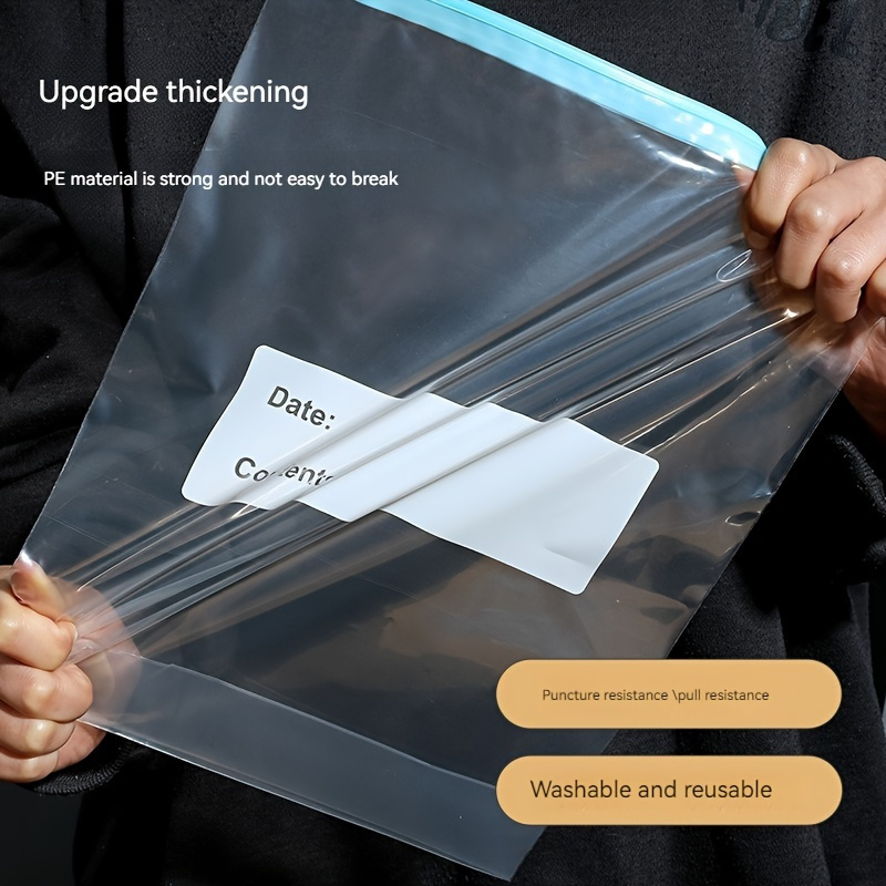 15/20 pcs Airtight Food Storage Bags - Fresh-Keeping, Zippered, and Sealed for Fruit, Grain, Vegetable, and Meat - Perfect Kitchen Organizers and Storage Solutions for Home Cooks and Chefs