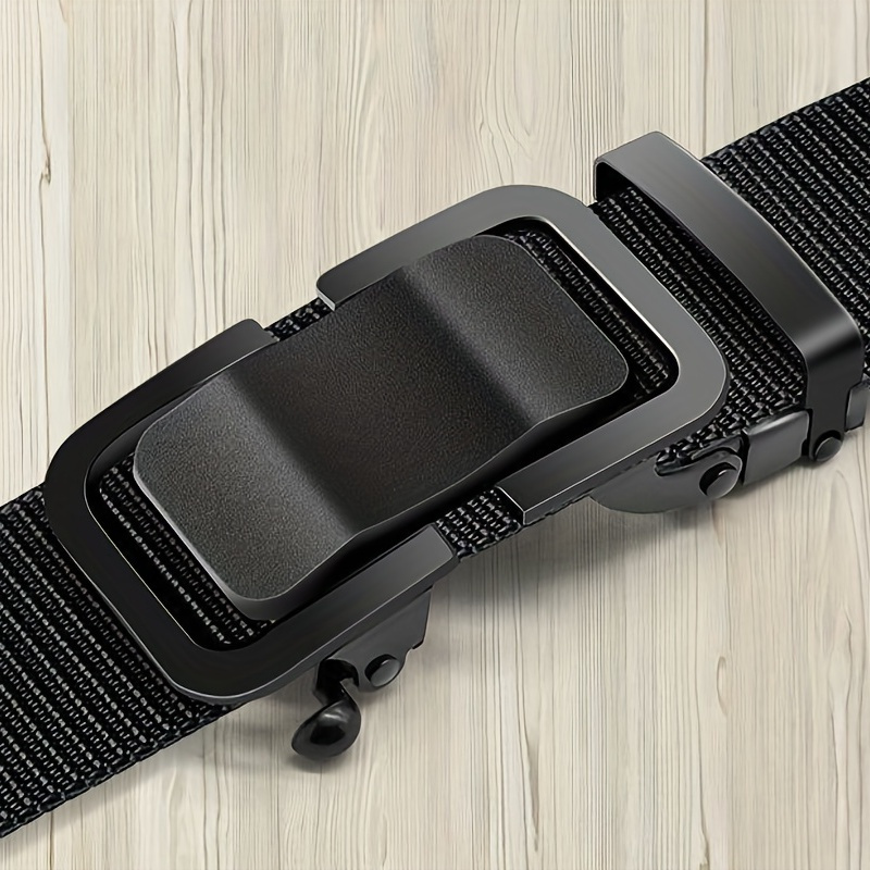 Men's Tactical Canvas Belt with Automatic Buckle