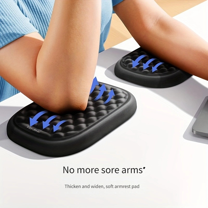 

Memory Foam Elbow And Wrist Rest: Ergonomic For Computer Work, Gaming, And Office Tasks