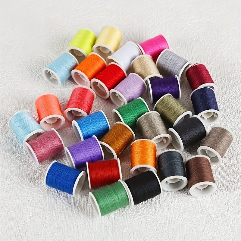 

11- Sewing Kit Assorted Thread : , Red, , , Off-, ,