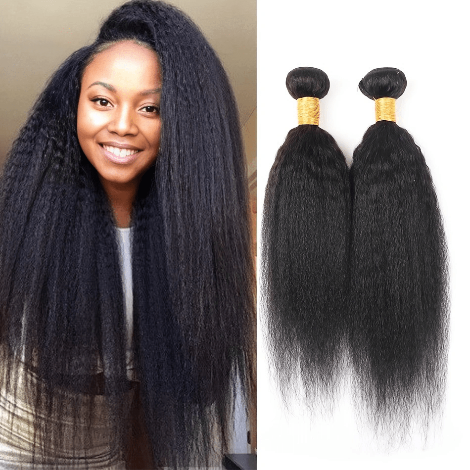 straight 3 bundles human hair 10 26inch brazilian - Temu display picture 1