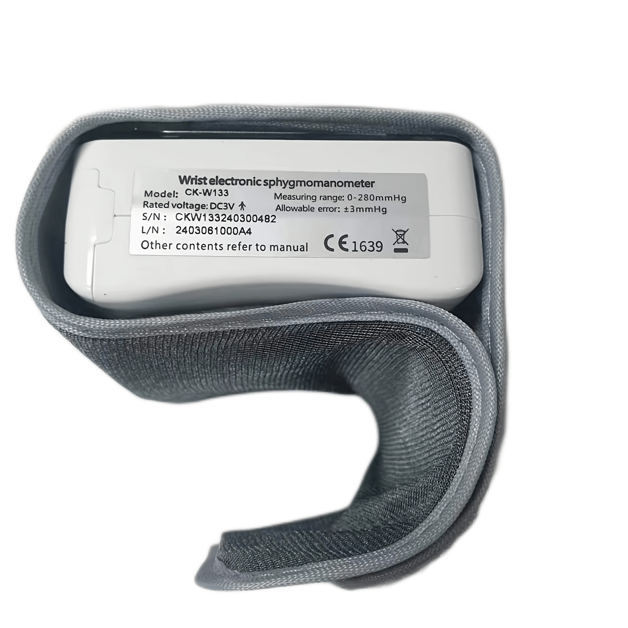 1pc   kun automatic wrist bp monitor for adults   pressure cuff with heart rate measurement memory storage adjustable cuff portable   use easy to read lcd display ideal for   management cardiovascular health blood pressure monitor for   health tools sleek device design durable   device Product details 6