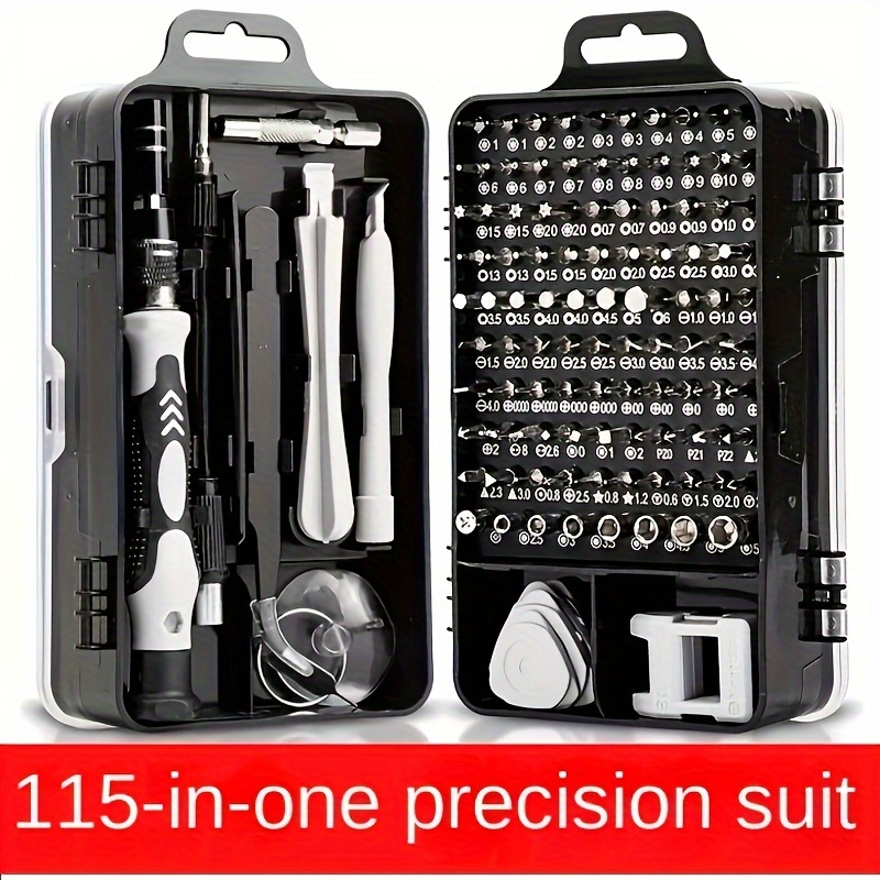 

115-in-1 - Screwdriver Set - 32-in-1 For Phones And Computers , Steel