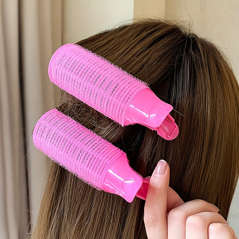 

2pcs Volumizing Hair Root Clips - Fluffy Air Bangs Styling Accessories, Solid Color, Cute & For Women