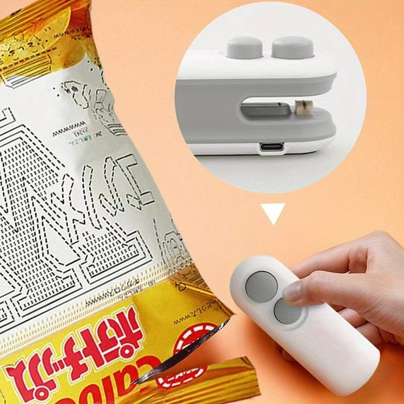 

Sealing Clip Usb Charging Model Small Household Packaging Plastic Sealer Mini Portable Snack Bag Hand Press Seal Artifact