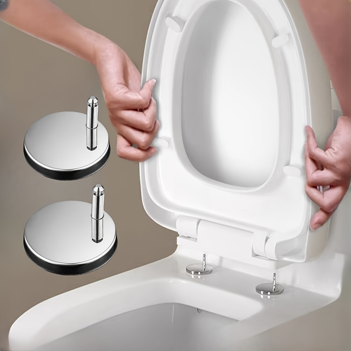 

Sturdy And Reusable Metallic Toilet Seat Covers With Self-adhesive Installation - Uvo Type , Christmas Decorations