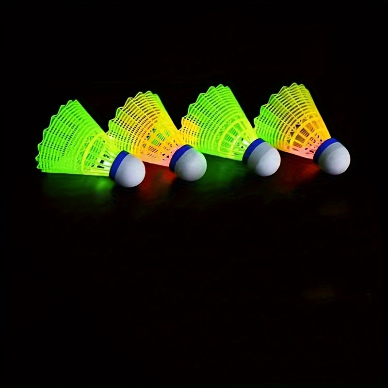 Led Light Badminton Glow In Dark Night Temu