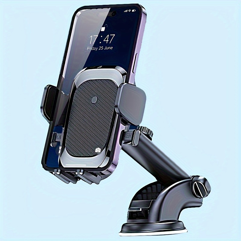 

Car Vehicle Dashboard Phone Holder Retractable Rotating Navigation Support Phone Holder Front Window Glass Bracket