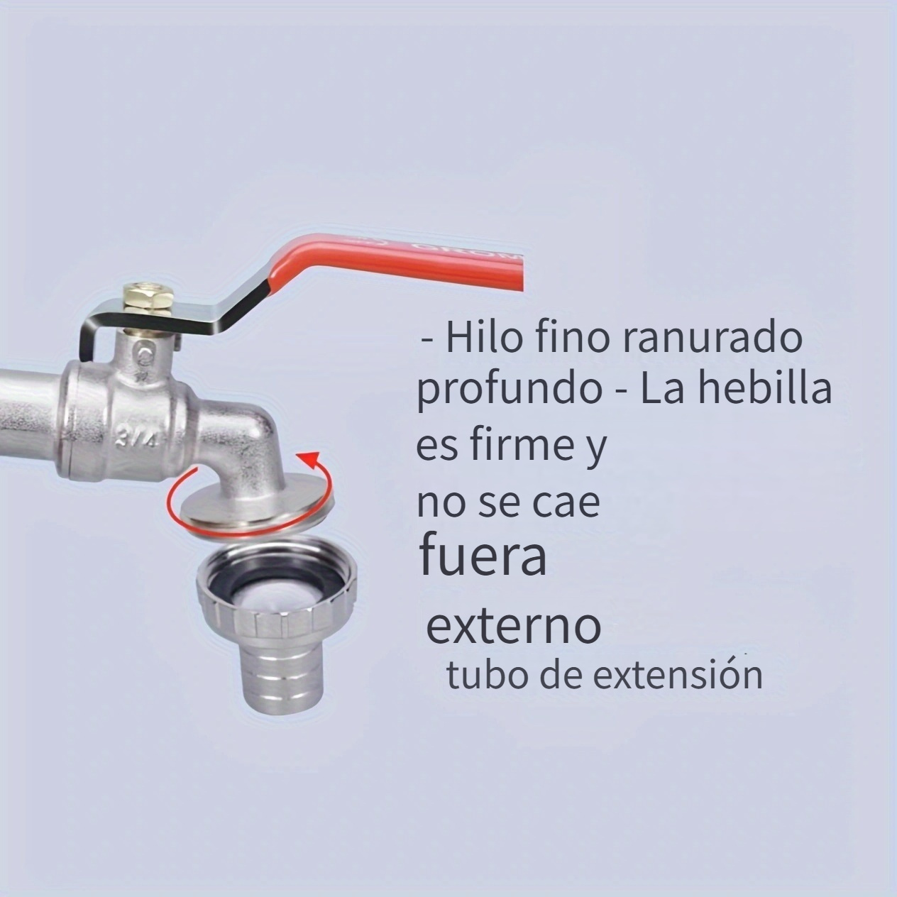 1 Set S60x6 Rosca Gruesa Conector Grifo Tanque Ibc X 1/2'' - Temu Mexico