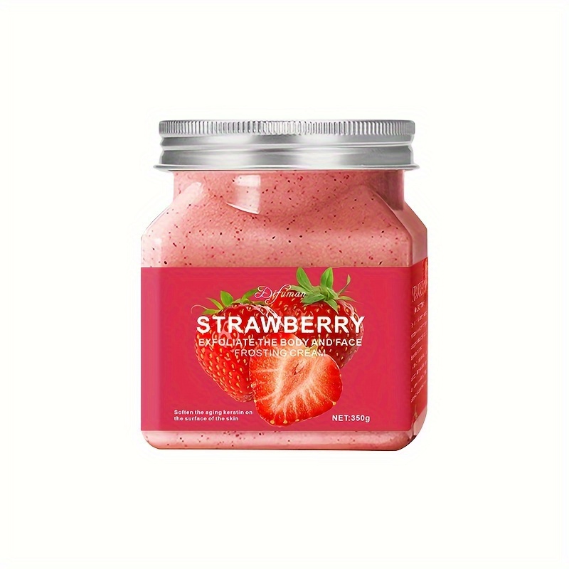

Strawberry Exfoliating Scrub, Deep Cleansing Body, Comfortable Massage, Gentle Exfoliation, Suitable For Both Body And Face