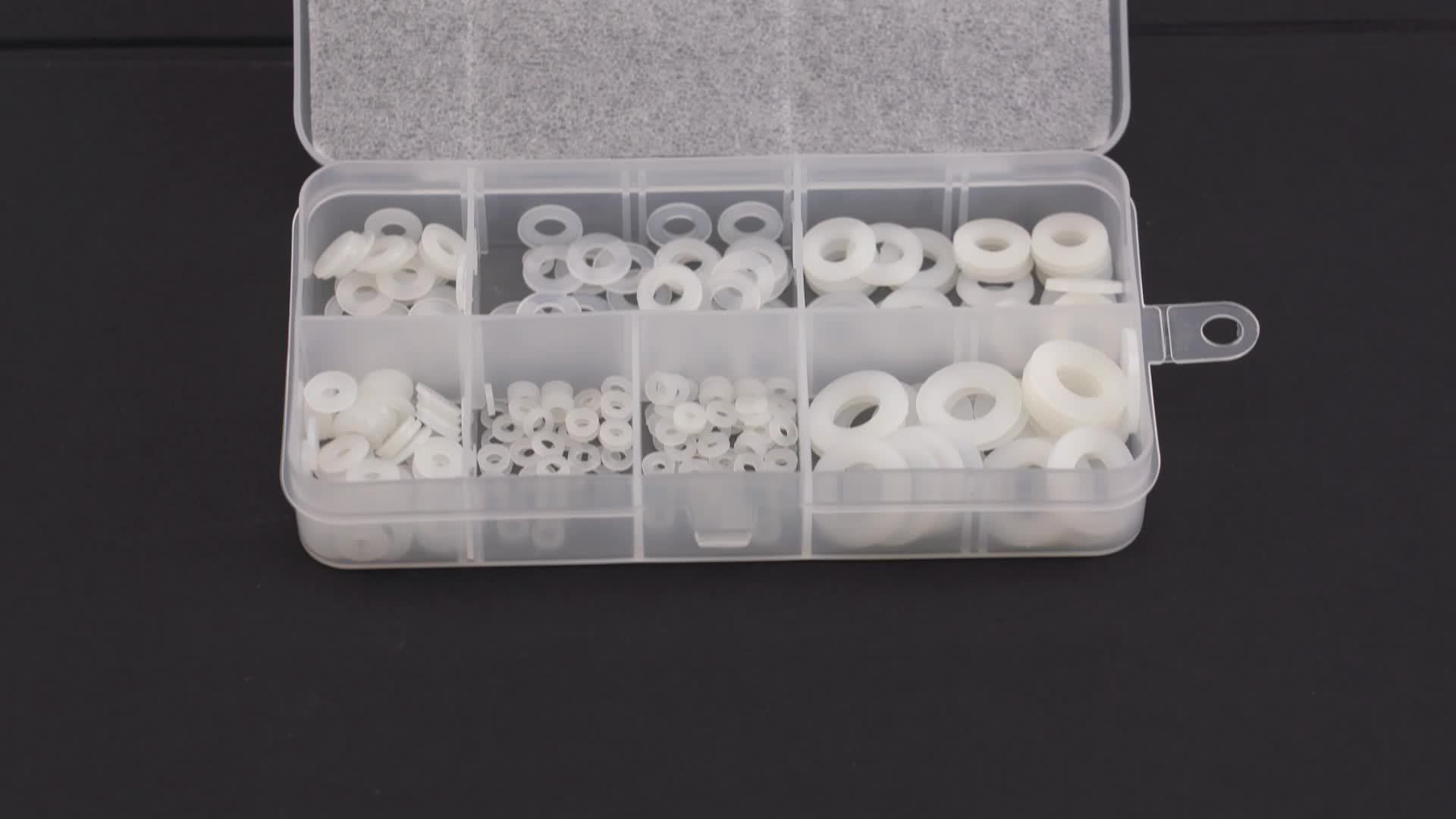 Set Guarnizioni 250 Pezzi Kit Assortimento Rondelle Piatte In Nylon M2 - Foto 11