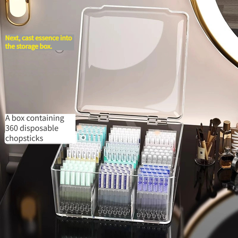 

360 Disposable Storage Organizer Box Lid - - Plastic Countertop Ampoule Sample Organizer, - -free, - <3.2 Ft Storage, <30 Lbs